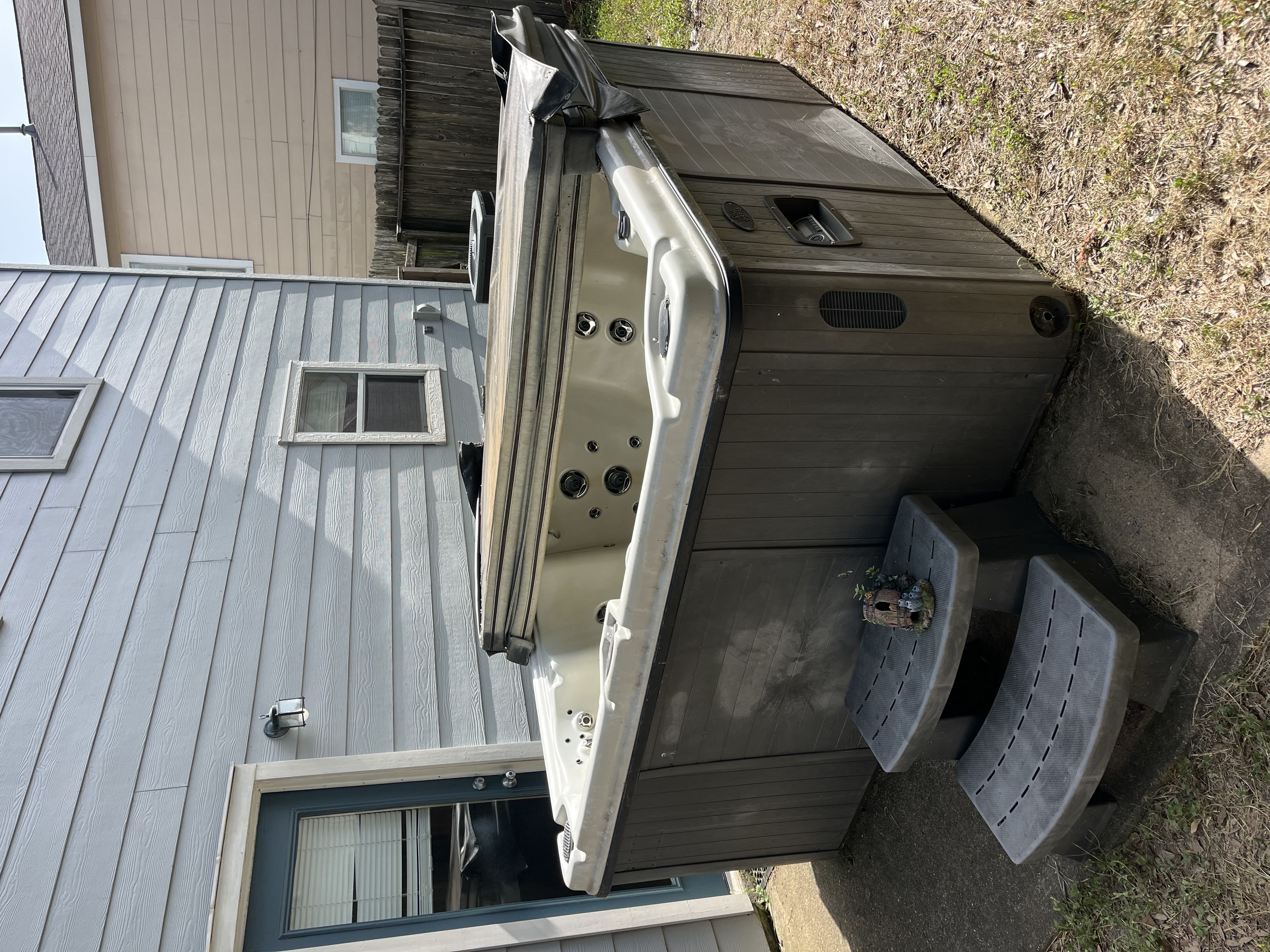 Before — Hot Tub Removal in Cypress, TX